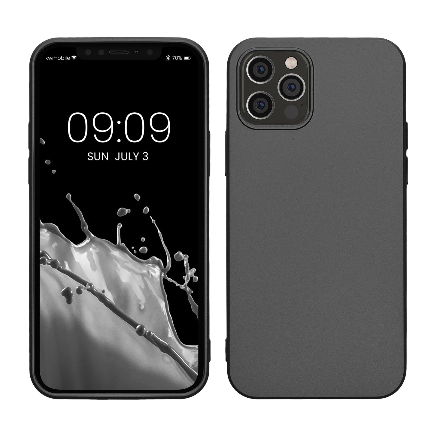 kwmobile Handyhülle für Apple iPhone 12 / iPhone 12 Pro Hülle - Silikon Case - Schutzhülle Cover
