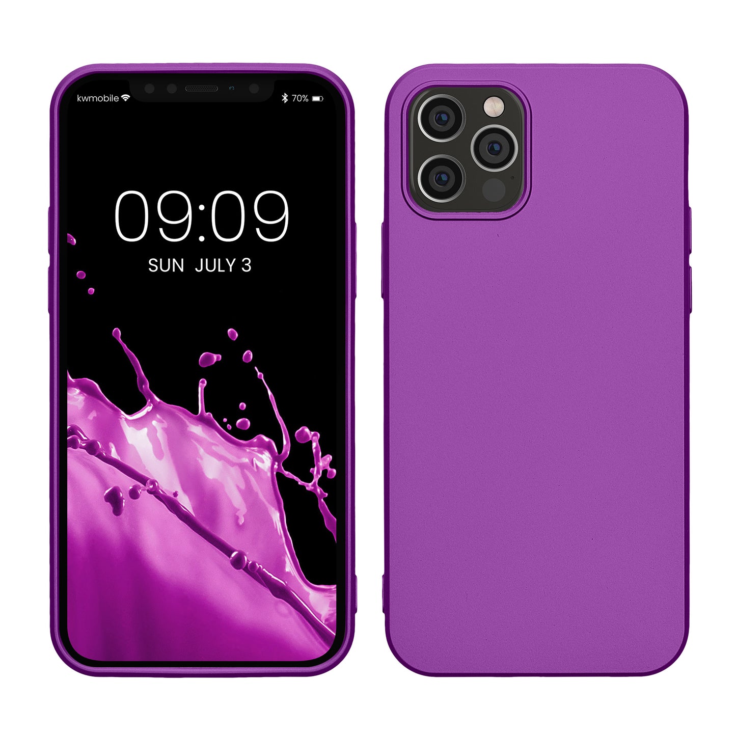 kwmobile Handyhülle für Apple iPhone 12 / iPhone 12 Pro Hülle - Silikon Case - Schutzhülle Cover