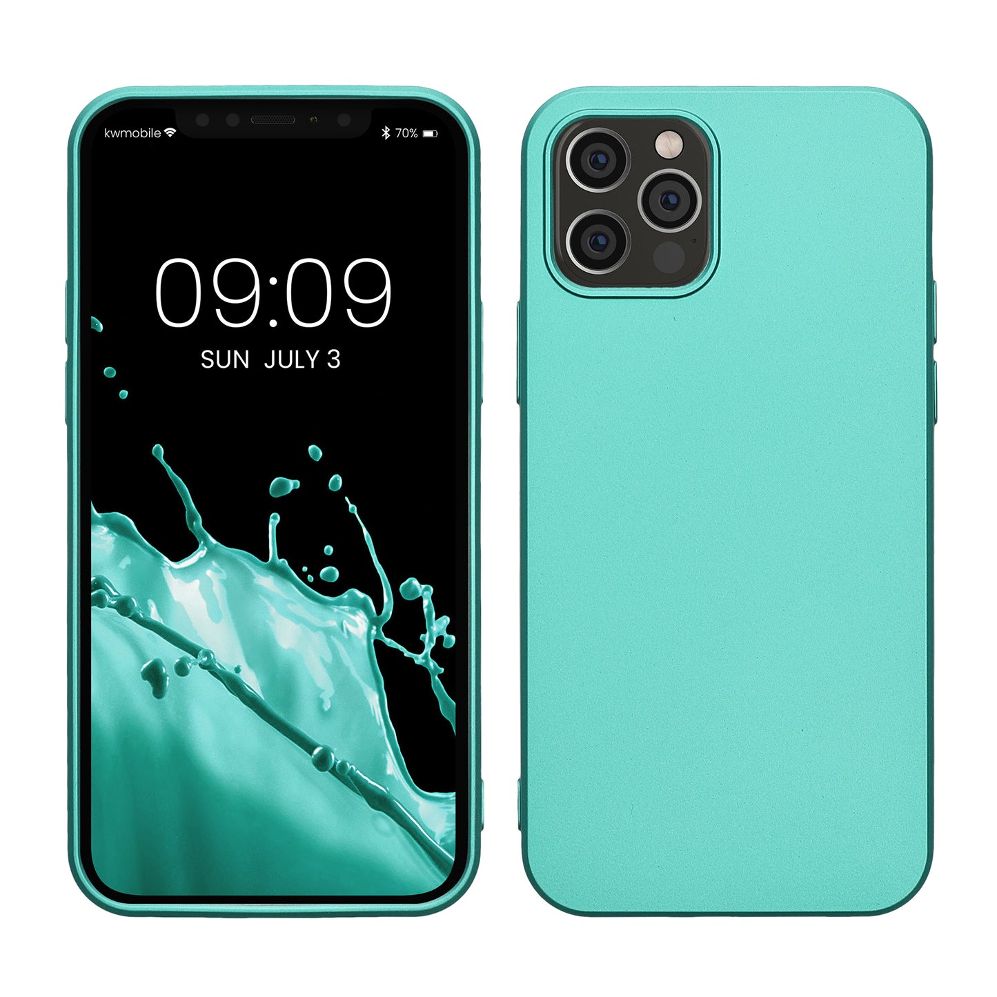 kwmobile Handyhülle für Apple iPhone 12 / iPhone 12 Pro Hülle - Silikon Case - Schutzhülle Cover