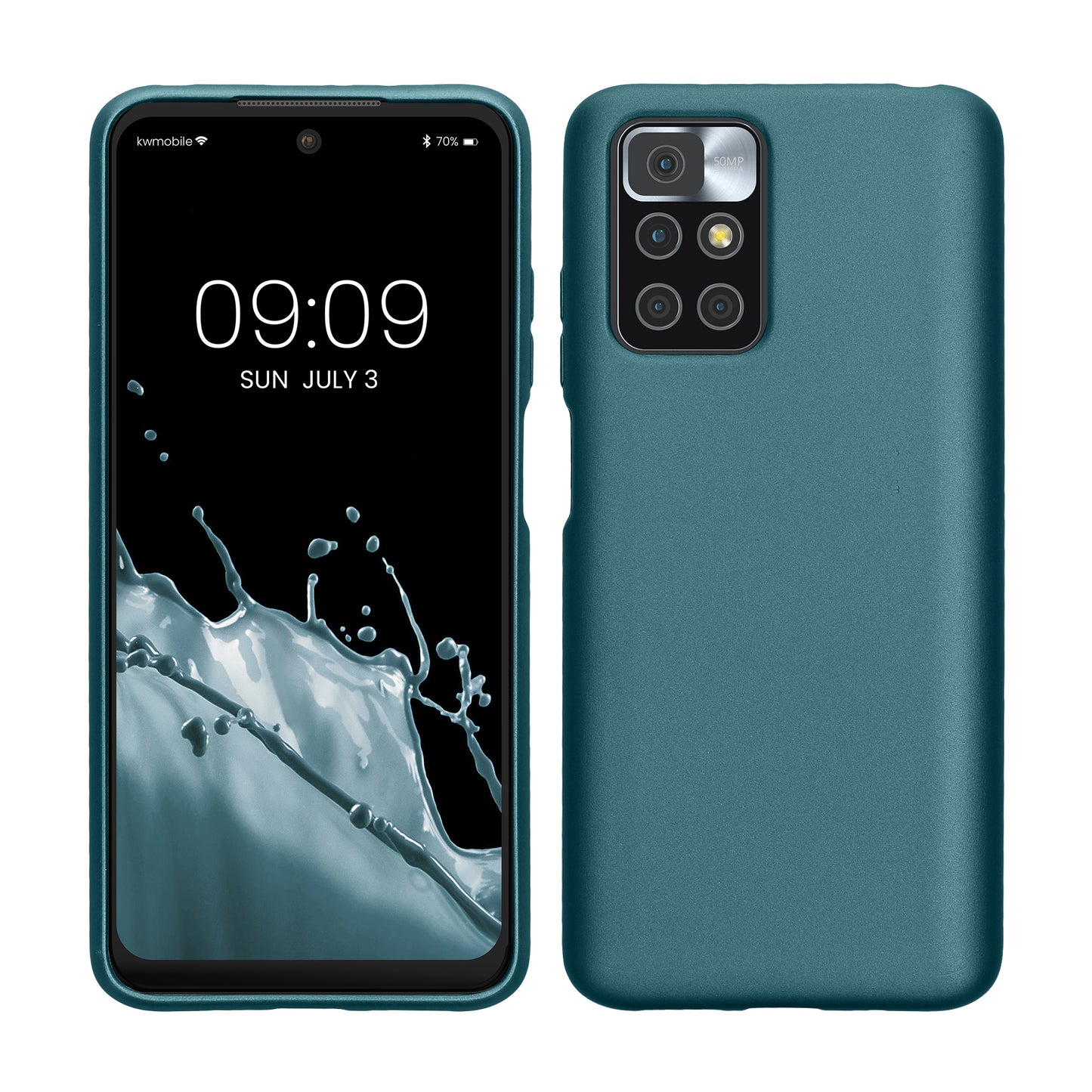 kwmobile Handyhülle für Xiaomi Redmi 10 (2021 / 2022) Hülle Silikon Case Schutzhülle Cover