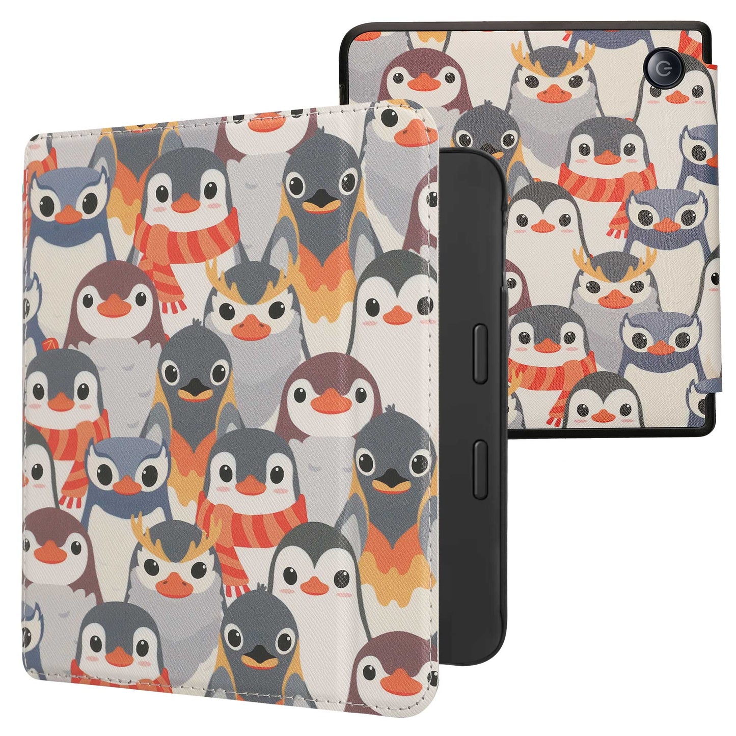 kwmobile Schutzhülle für Tolino Vision 6 Hülle - eReader Flip Case mit Auto Sleep Funktion