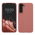 kwmobile Schutzhülle kompatibel mit Samsung S22 Hülle Silikon Case Handyhülle weiche Oberfläche kabelloses Laden