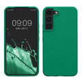 kwmobile Schutzhülle kompatibel mit Samsung S22 Hülle Silikon Case Handyhülle weiche Oberfläche kabelloses Laden