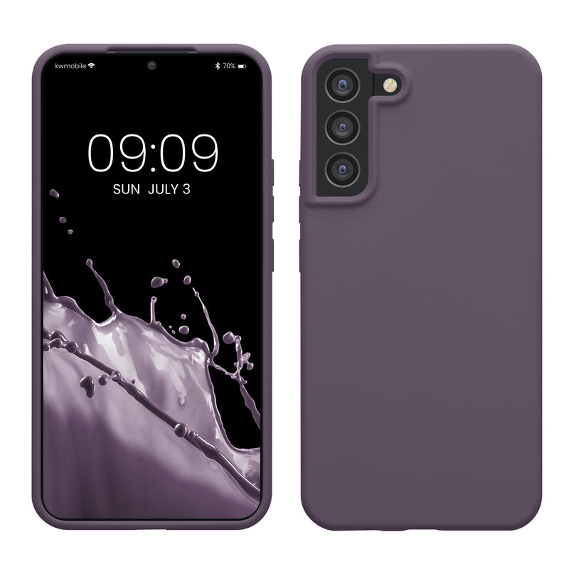 kwmobile Handyhülle für Samsung Galaxy S22 Plus Hülle - Case Silikon - Kabelloses Laden - Schutzhülle Cover