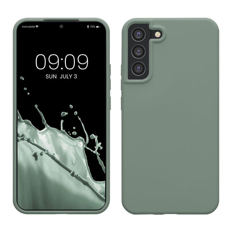 kwmobile Handyhülle für Samsung Galaxy S22 Plus Hülle - Case Silikon - Kabelloses Laden - Schutzhülle Cover