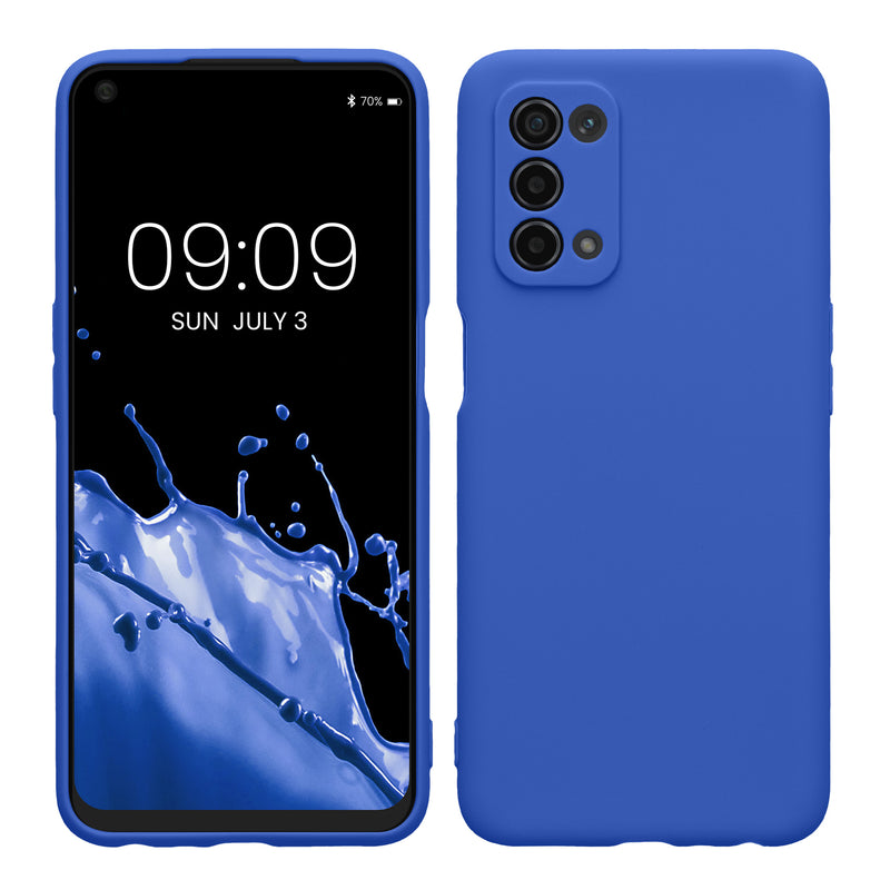 kwmobile Handyhülle für Oppo A74 (5G) / A54 (5G) Hülle - weiches Handy Silikon Case - Schutzhülle Cover