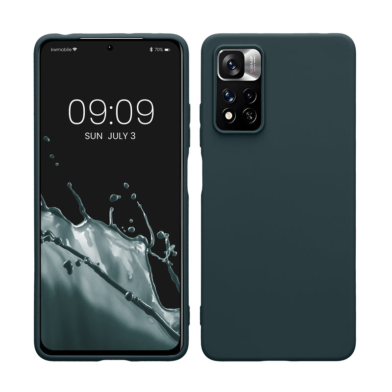 kwmobile Handyhülle für Xiaomi Redmi Note 11 Pro / Note 11 Pro (5G) / Note 12 Pro (4G) Hülle - Kabelloses Laden - Schutzhülle Cover