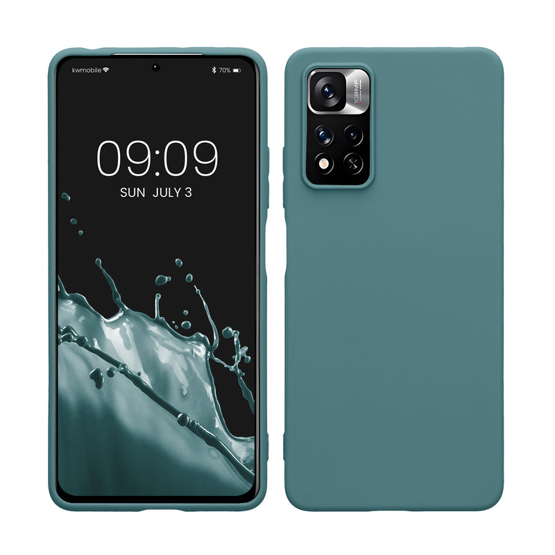kwmobile Handyhülle für Xiaomi Redmi Note 11 Pro / Note 11 Pro (5G) / Note 12 Pro (4G) Hülle - Kabelloses Laden - Schutzhülle Cover