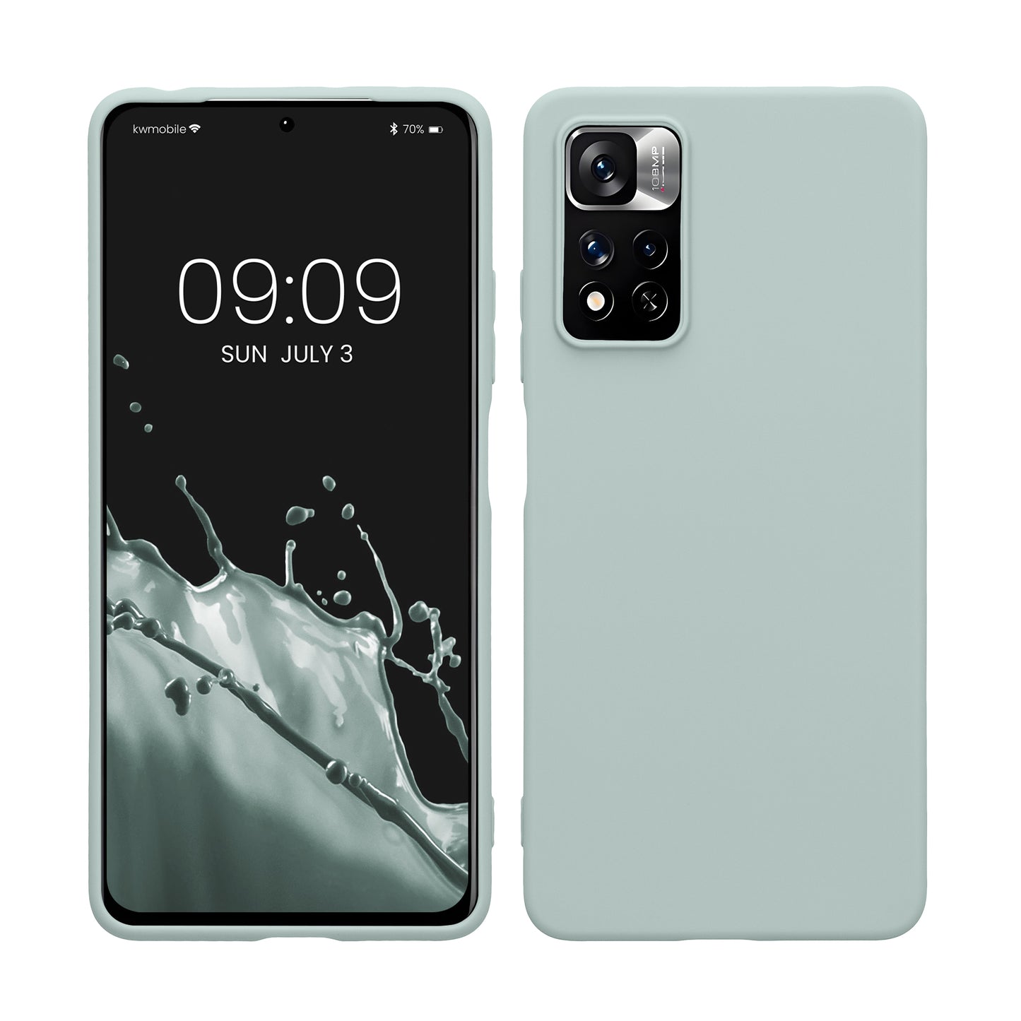 kwmobile Handyhülle für Xiaomi Redmi Note 11 Pro / Note 11 Pro (5G) / Note 12 Pro (4G) Hülle - Kabelloses Laden - Schutzhülle Cover