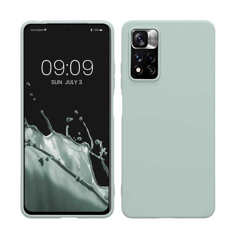 kwmobile Handyhülle für Xiaomi Redmi Note 11 Pro / Note 11 Pro (5G) / Note 12 Pro (4G) Hülle - Kabelloses Laden - Schutzhülle Cover