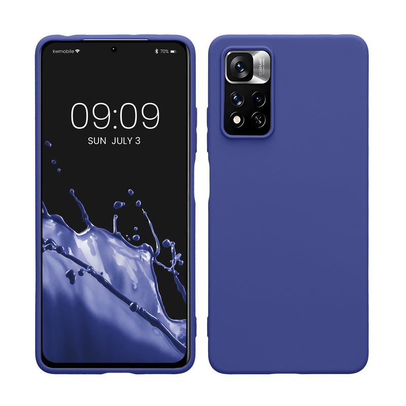 kwmobile Handyhülle für Xiaomi Redmi Note 11 Pro / Note 11 Pro (5G) / Note 12 Pro (4G) Hülle - Kabelloses Laden - Schutzhülle Cover