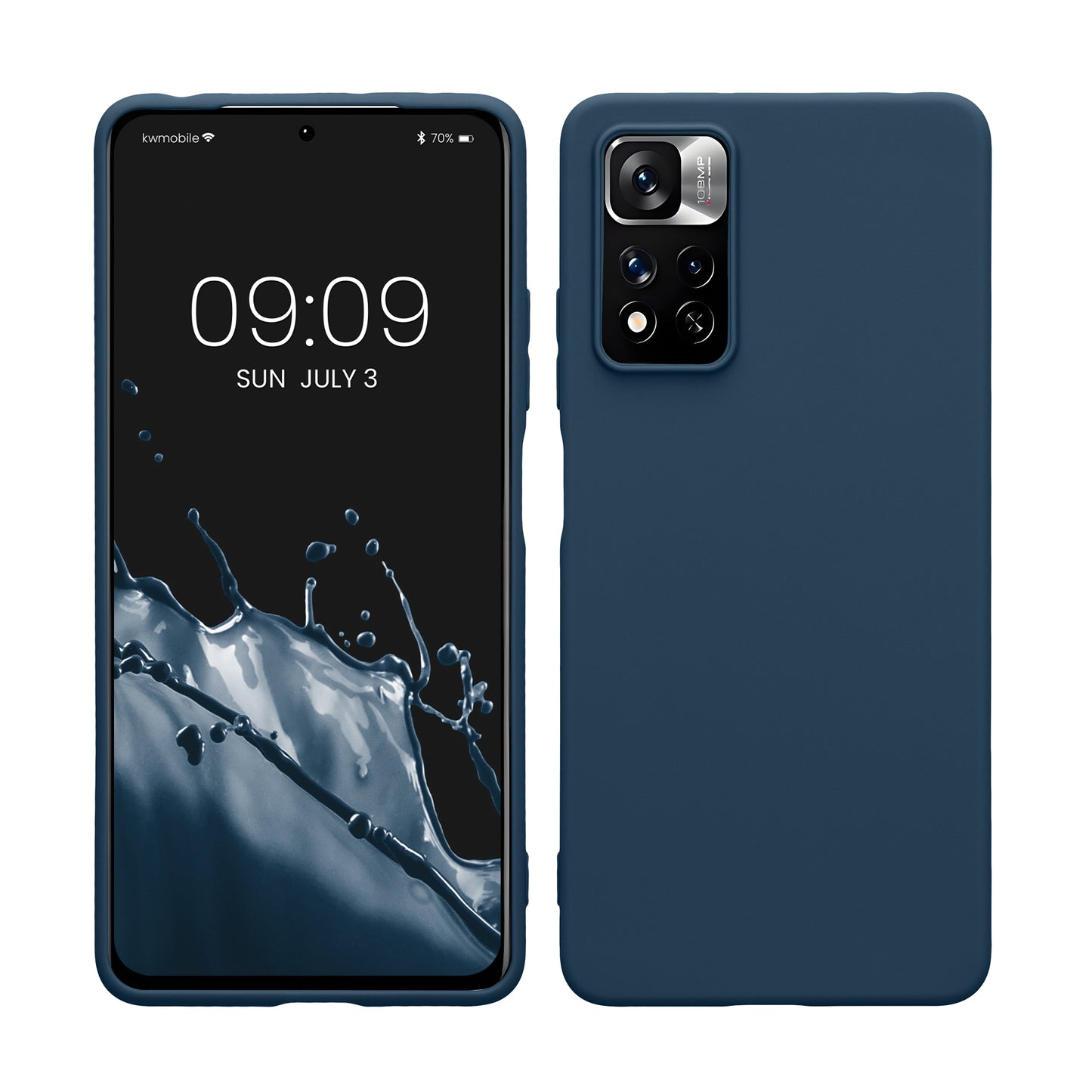kwmobile Handyhülle für Xiaomi Redmi Note 11 Pro / Note 11 Pro (5G) / Note 12 Pro (4G) Hülle - Kabelloses Laden - Schutzhülle Cover