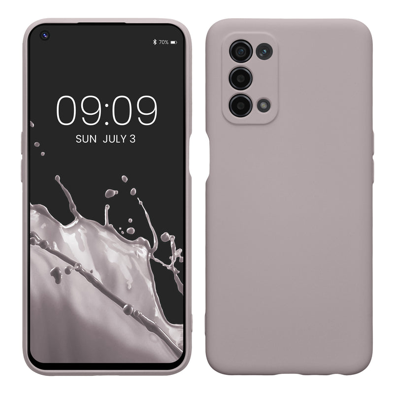 kwmobile Slim Case kompatibel mit Oppo A74 (5G) / A54 (5G) Hülle - Handyhülle aus Silikon