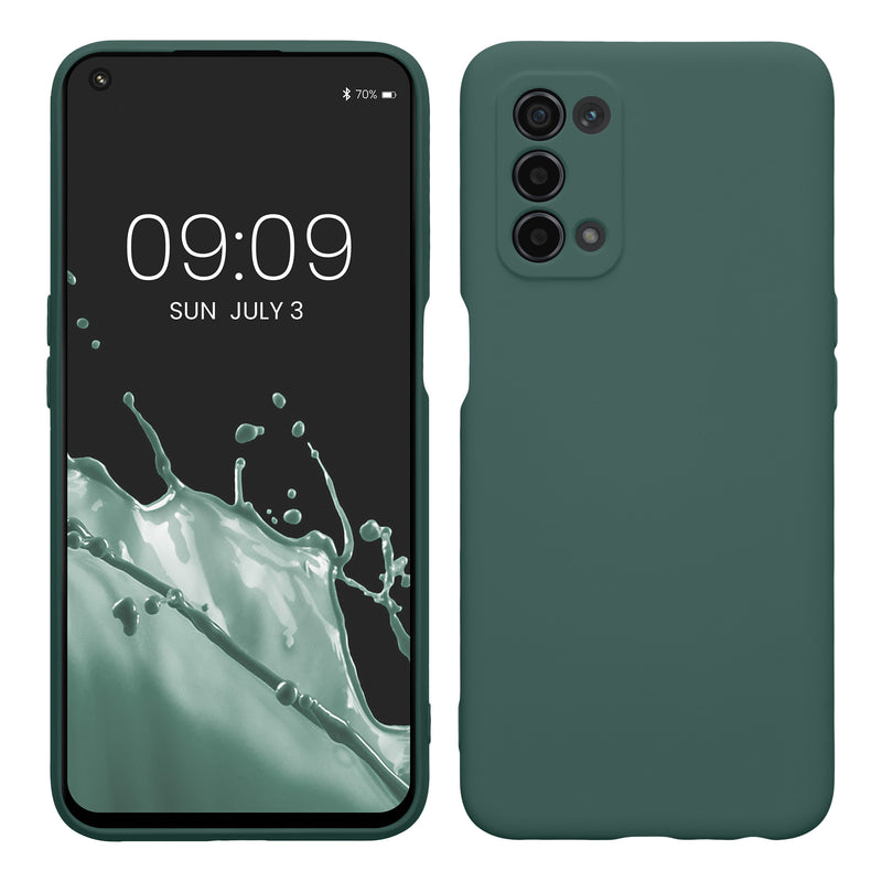 kwmobile Slim Case kompatibel mit Oppo A74 (5G) / A54 (5G) Hülle - Handyhülle aus Silikon