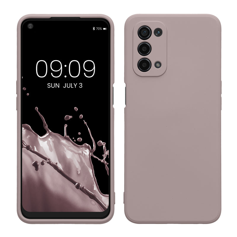 kwmobile Slim Case kompatibel mit Oppo A74 (5G) / A54 (5G) Hülle - Handyhülle aus Silikon