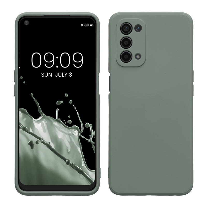 kwmobile Slim Case kompatibel mit Oppo A74 (5G) / A54 (5G) Hülle - Handyhülle aus Silikon
