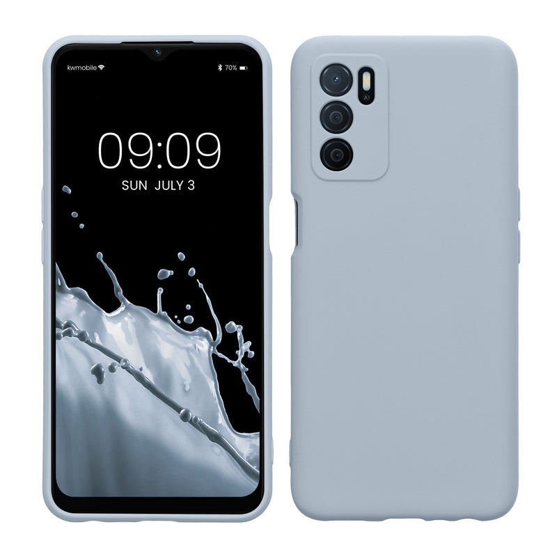kwmobile Slim Case kompatibel mit Oppo A16 / A16s / A54s Hülle - Handyhülle aus Silikon