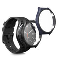 kwmobile Glas Hülle für Xiaomi Watch S1 Schutzhülle Fullbody Fitnesstracker Case Set
