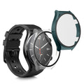 kwmobile Glas Hülle für Xiaomi Watch S1 Schutzhülle Fullbody Fitnesstracker Case Set
