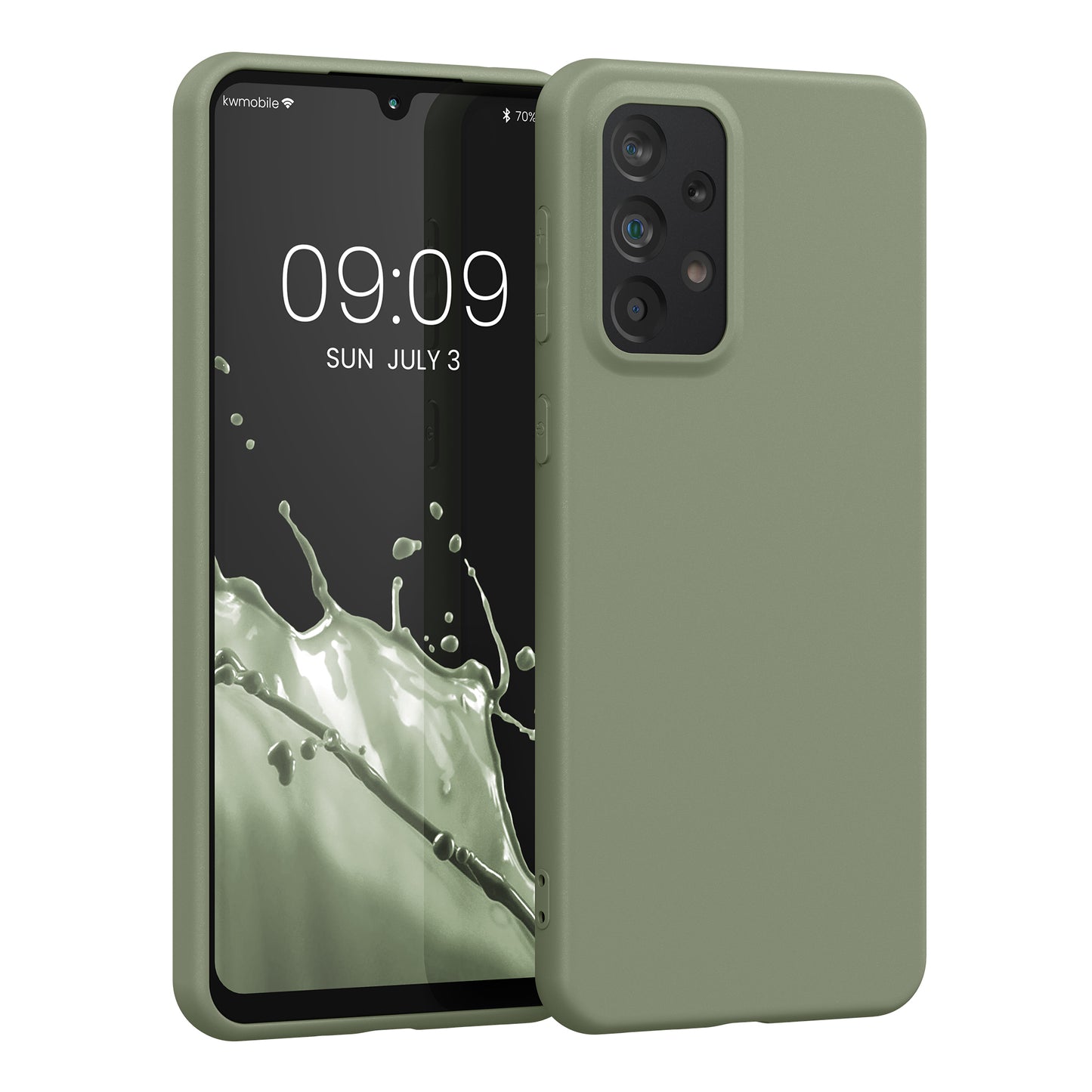 kwmobile Handyhülle für Samsung Galaxy A33 5G Hülle - Kabelloses Laden - Schutzhülle Cover