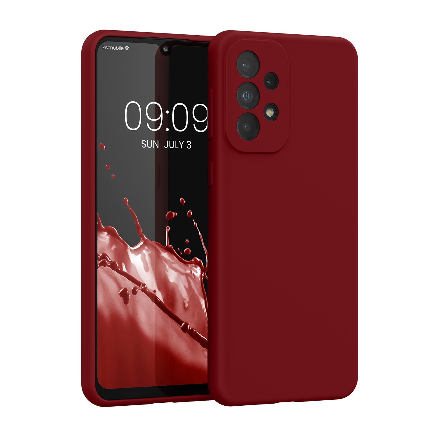 kwmobile Handyhülle für Samsung Galaxy A33 5G Hülle - Case Silikon - Kabelloses Laden - Schutzhülle Cover