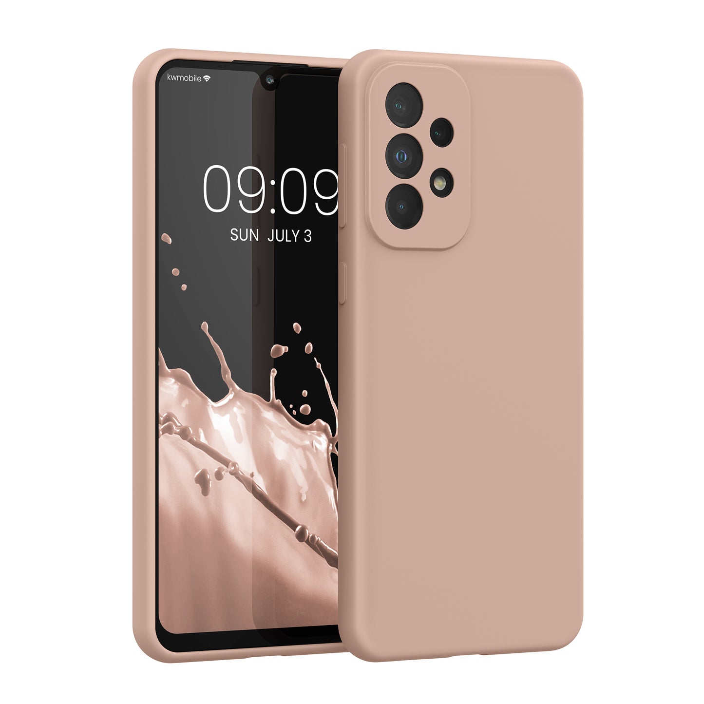 kwmobile Handyhülle für Samsung Galaxy A33 5G Hülle - Case Silikon - Kabelloses Laden - Schutzhülle Cover