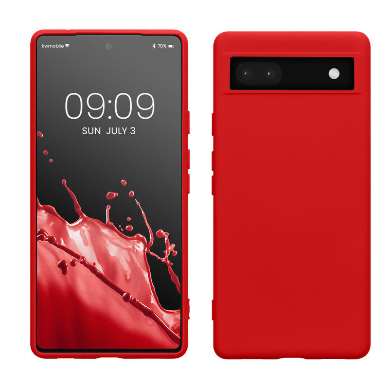 kwmobile Hülle kompatibel mit Google Pixel 6a Schutzhülle für kabelloses Laden Case
