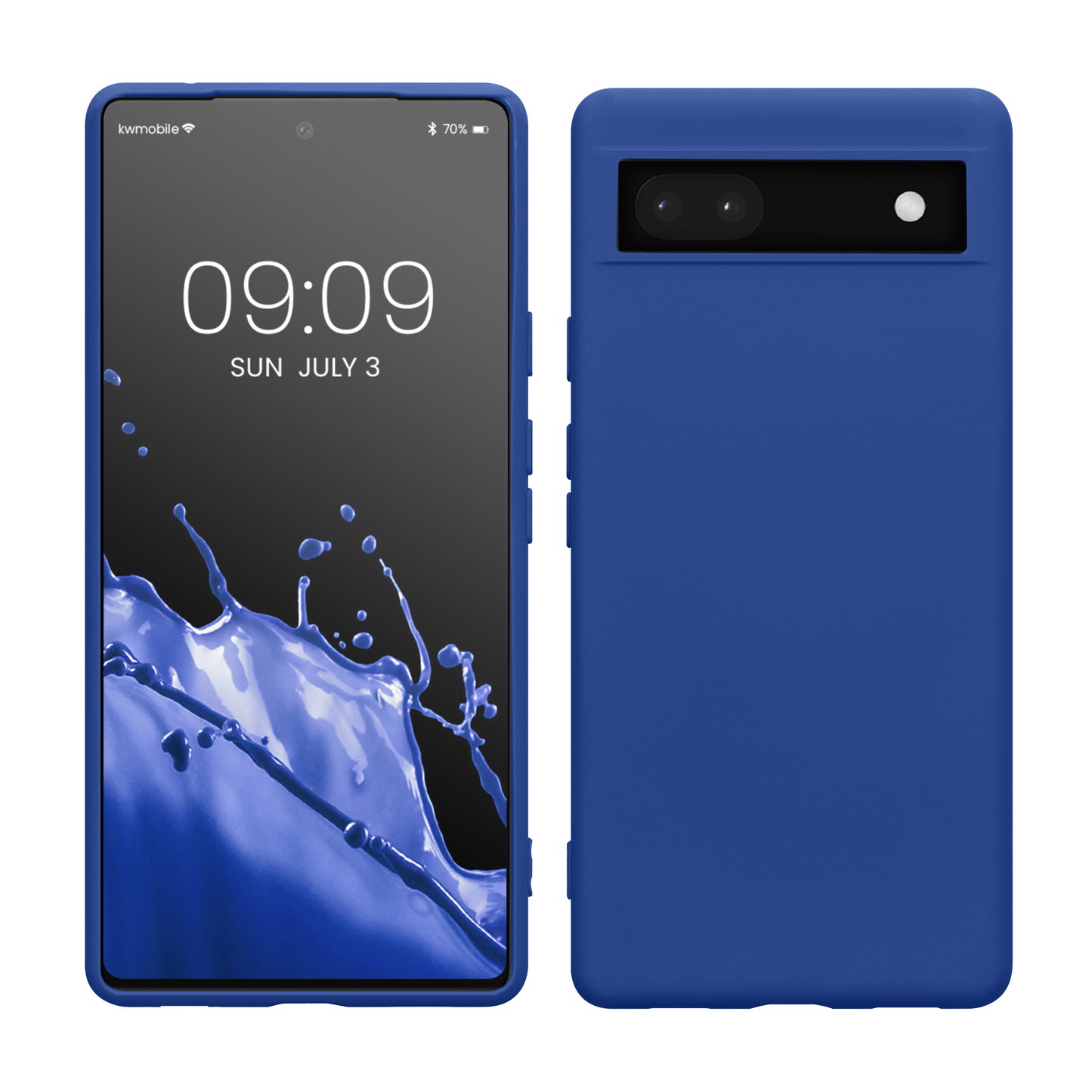 kwmobile Hülle kompatibel mit Google Pixel 6a Schutzhülle für kabelloses Laden Case