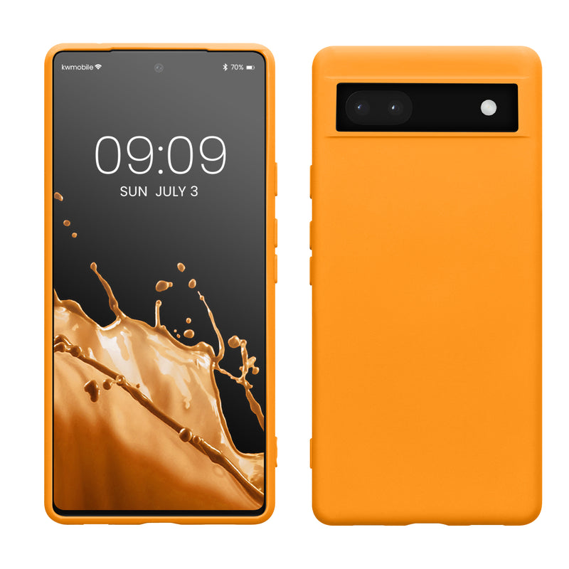 kwmobile Hülle kompatibel mit Google Pixel 6a Schutzhülle für kabelloses Laden Case