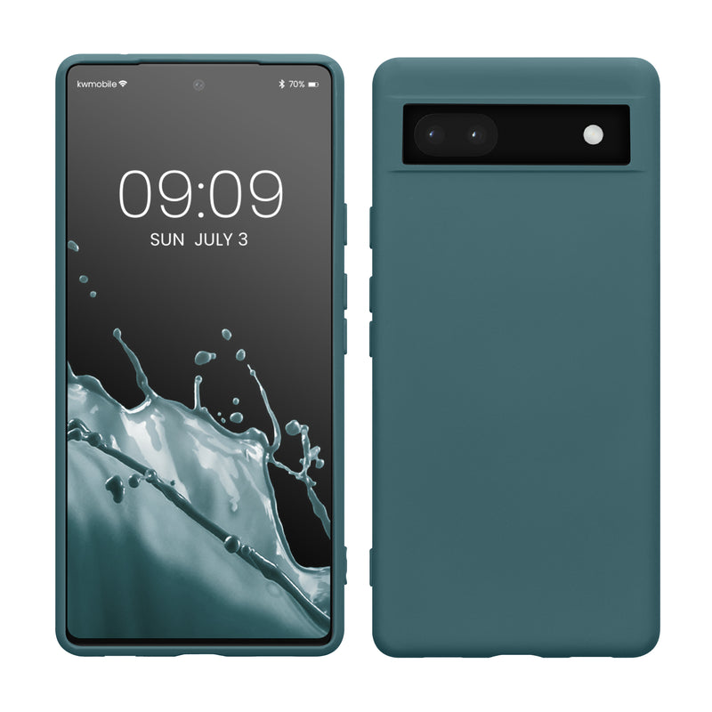 kwmobile Hülle kompatibel mit Google Pixel 6a Schutzhülle für kabelloses Laden Case