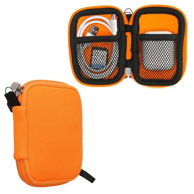 kwmobile In-Ear Kopfhörer Tasche kompatibel mit in-ear Headphones - Hülle Cover Case - 6 x 9 cm Innenmaße - Etui