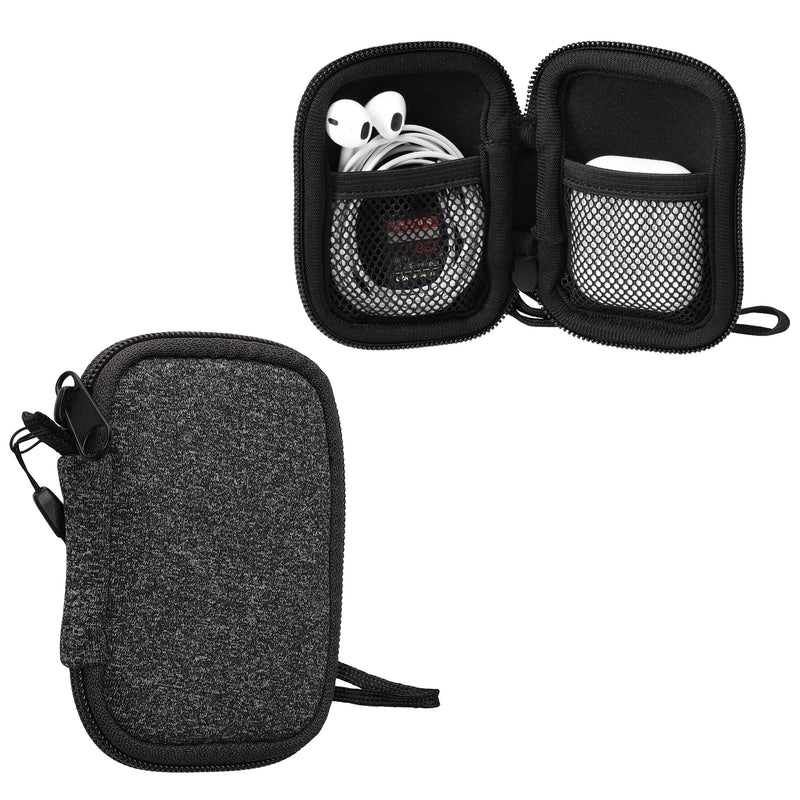 kwmobile In-Ear Kopfhörer Tasche kompatibel mit in-ear Headphones - Hülle Cover Case - 6 x 9 cm Innenmaße - Etui