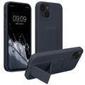 kwmobile Handyhülle für Apple iPhone 13 mit Fingerhalter und Stand Schutzhülle Cover