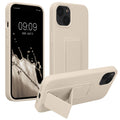 kwmobile Handyhülle für Apple iPhone 13 mit Fingerhalter und Stand Schutzhülle Cover