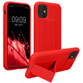 kwmobile Handyhülle für Apple iPhone 11 mit Fingerhalter und Stand Schutzhülle Cover