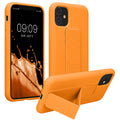 kwmobile Handyhülle für Apple iPhone 11 mit Fingerhalter und Stand Schutzhülle Cover
