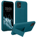 kwmobile Handyhülle für Apple iPhone 11 mit Fingerhalter und Stand Schutzhülle Cover