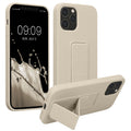 kwmobile Handyhülle für Apple iPhone 12 / iPhone 12 Pro mit Fingerhalter und Stand Schutzhülle Cover