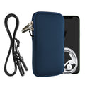 kwmobile Handytasche für Smartphones - Handy Tasche mit Handykette 15,2 x 8,3 cm Innenmaße