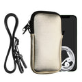 kwmobile Handytasche für Smartphones - Handy Tasche mit Handykette 15,2 x 8,3 cm Innenmaße