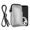kwmobile Handytasche für Smartphones - Handy Tasche mit Handykette 15,2 x 8,3 cm Innenmaße