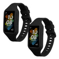 kwmobile Uhrenarmband für Huawei Band 7 / Band 6 / Honor Band 6 Armband Fitnesstracker Band Set Ersatzarmband Smartwatch