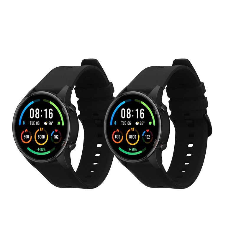 kwmobile Sportarmband kompatibel mit Xiaomi Watch S4/S4 Sport/S3/S2/Watch S1 Active/Redmi Watch 5 Active Armband Fitnesstracker Band Set