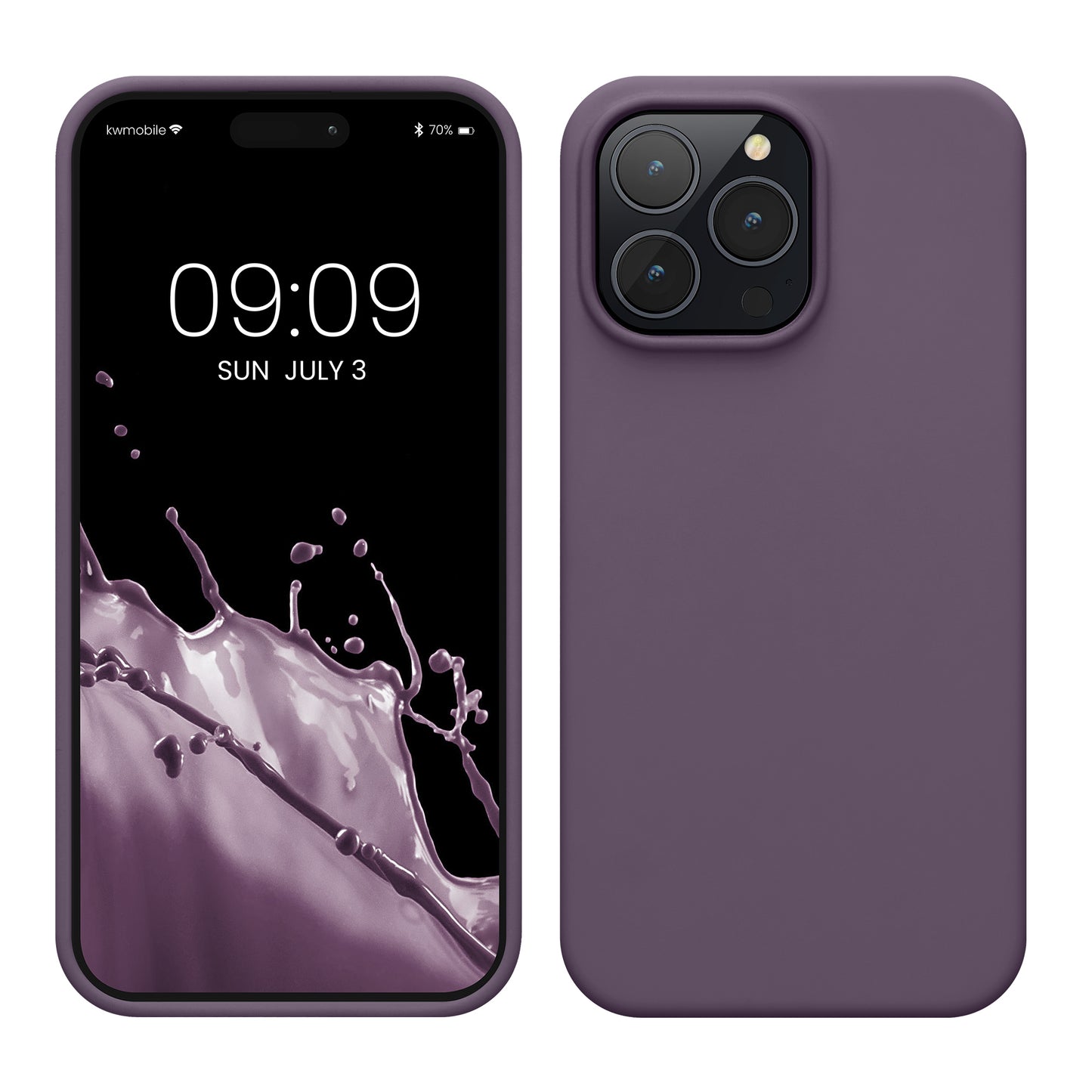 kwmobile Handyhülle für iPhone 14 Pro Max Case - Hülle Silikon - kabelloses Laden