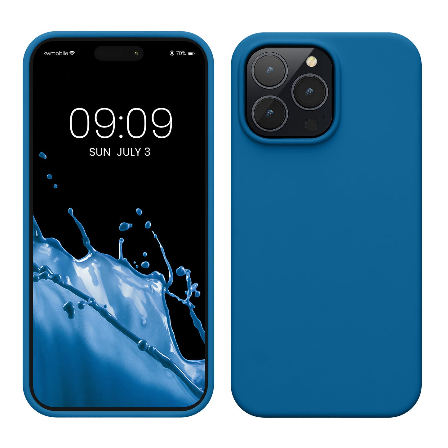 kwmobile Handyhülle für iPhone 14 Pro Max Case - Hülle Silikon - kabelloses Laden