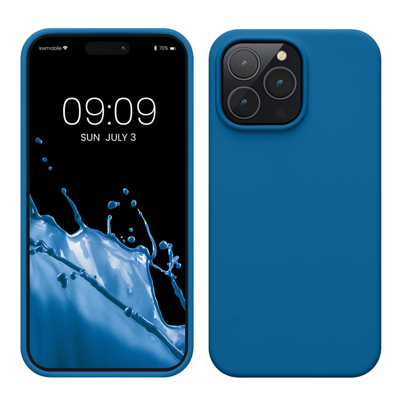 kwmobile Handyhülle für iPhone 14 Pro Max Case - Hülle Silikon - kabelloses Laden