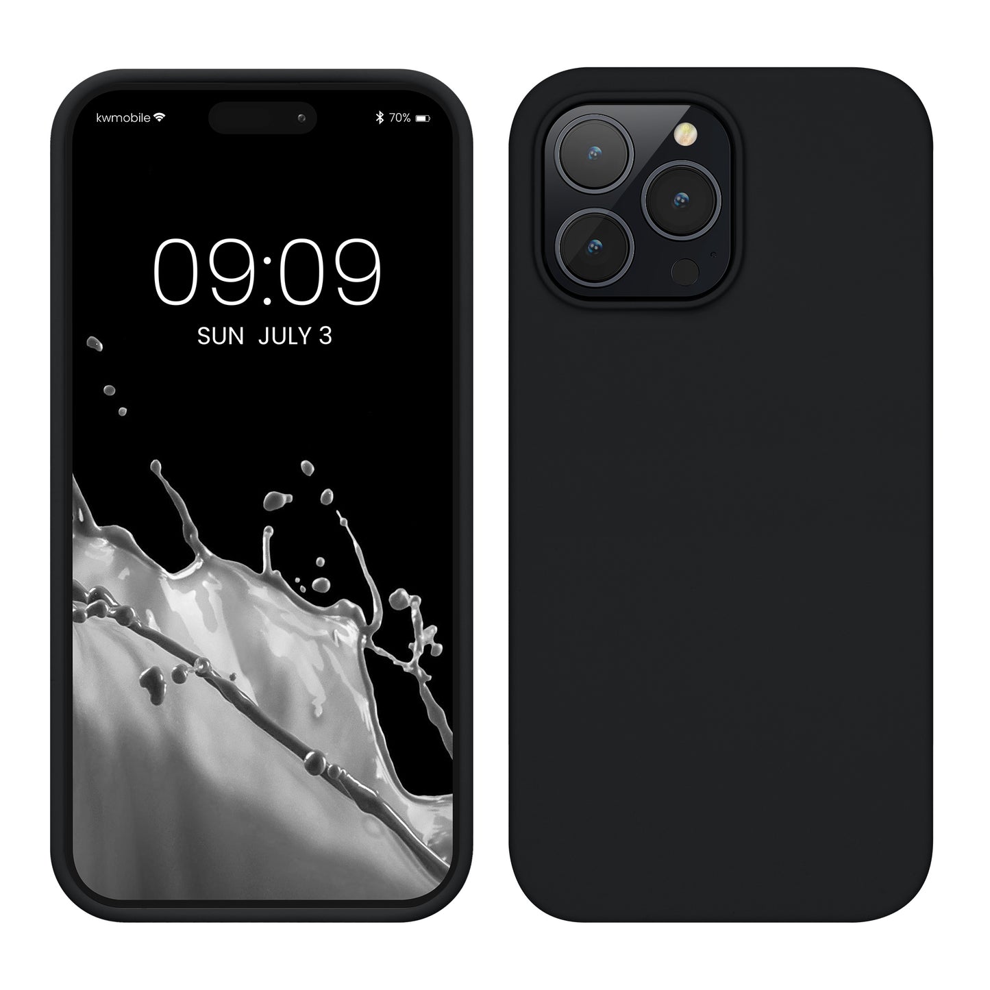 kwmobile Handyhülle für iPhone 14 Pro Max Case - Hülle Silikon - kabelloses Laden