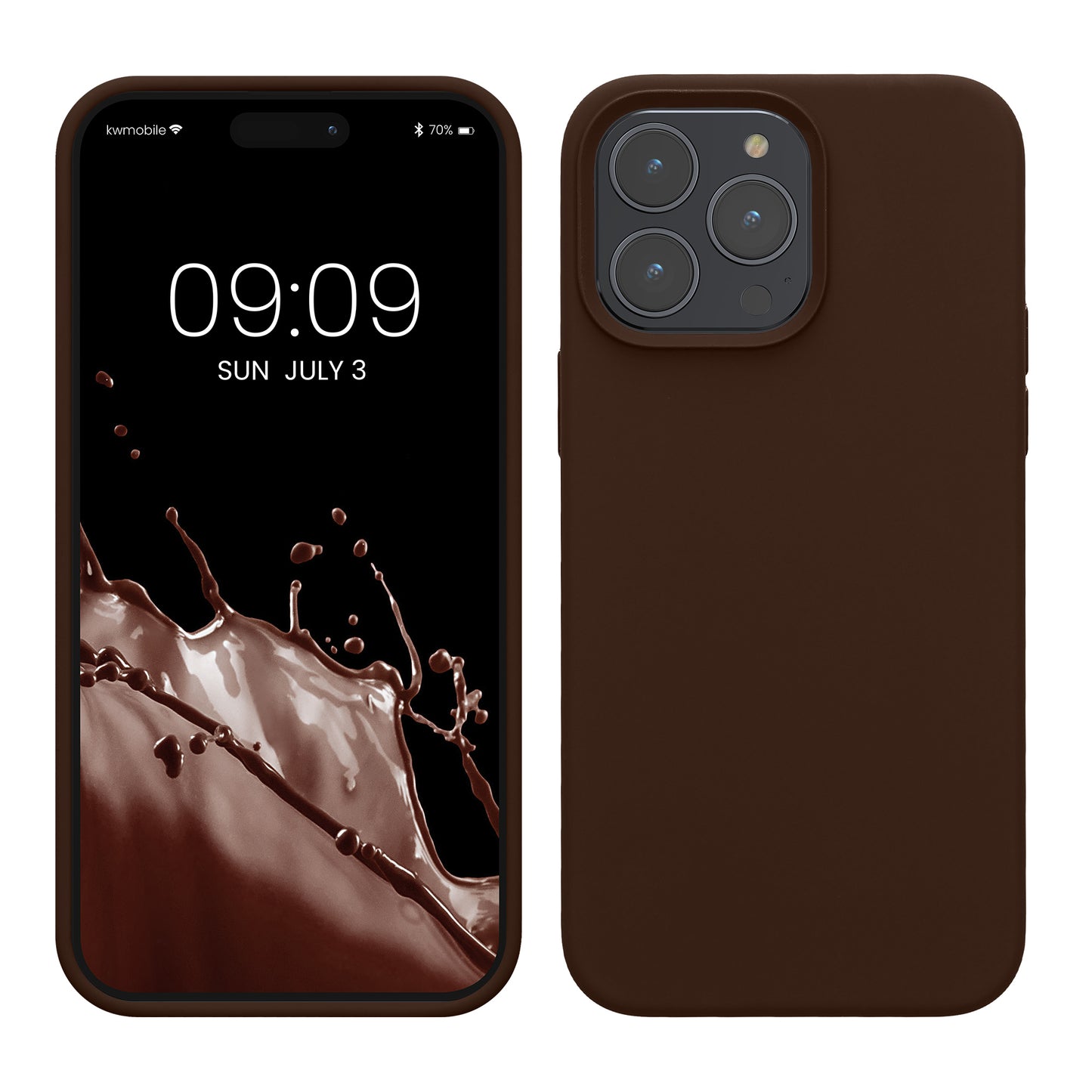 kwmobile Handyhülle für iPhone 14 Pro Max Case - Hülle Silikon - kabelloses Laden