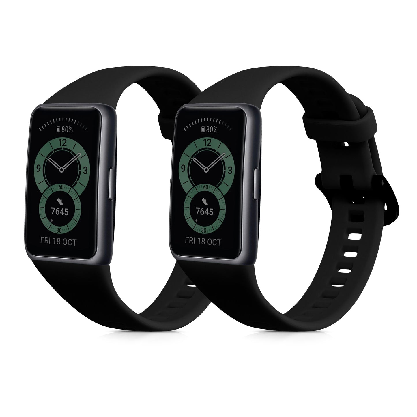 kwmobile Uhrenarmband für Huawei Band 6 Armband Fitnesstracker Band Set Ersatzarmband Smartwatch