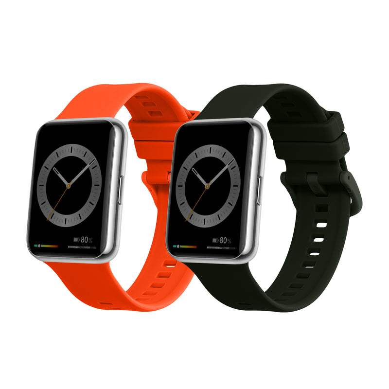 kwmobile Uhrenarmband für Huawei Watch Fit 2 Armband Fitnesstracker Band Set Ersatzarmband Smartwatch